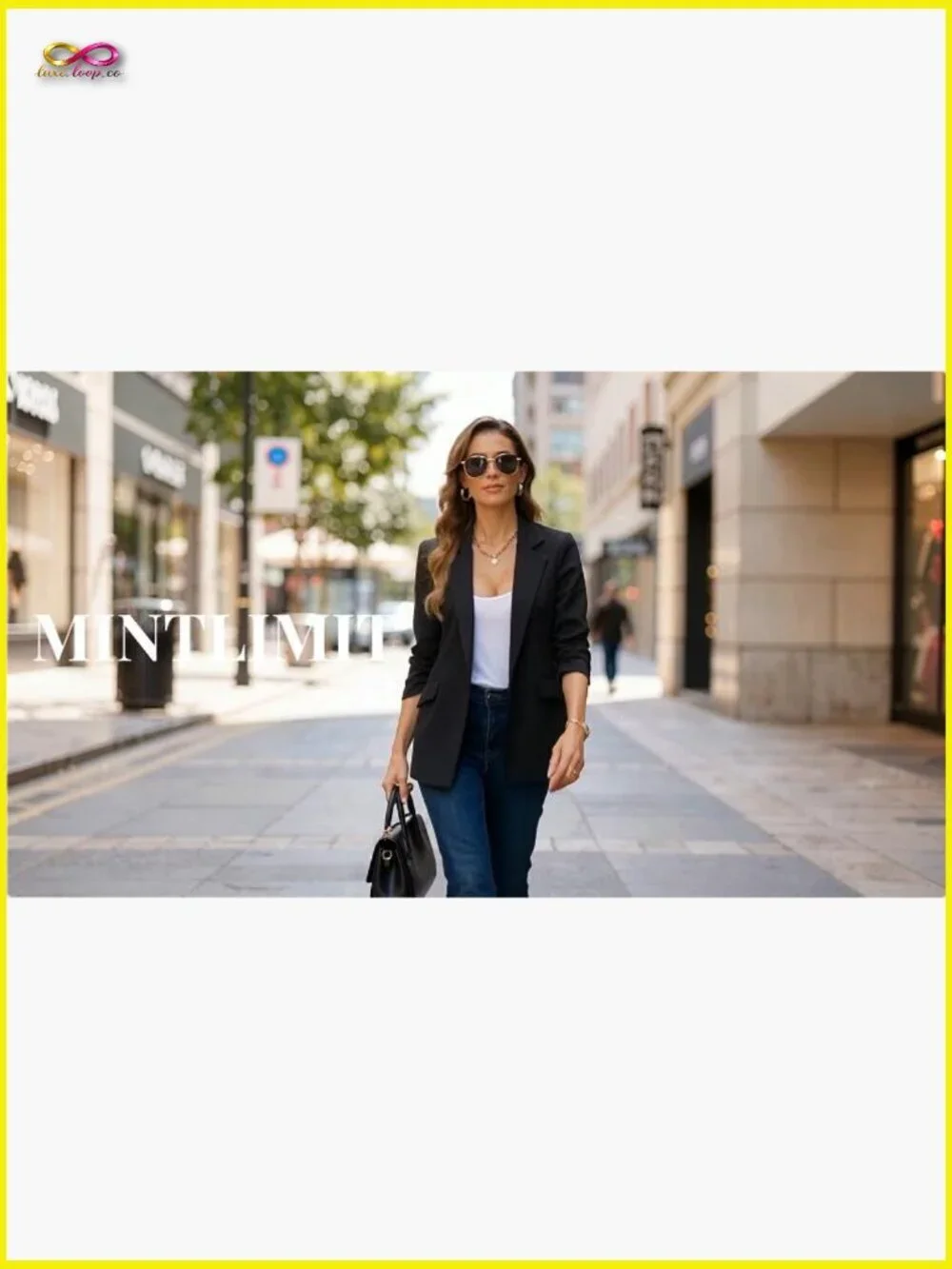 Open Front Blazer Ruched 3/4 Sleeve Notched Collar Casual Work Office Jacket